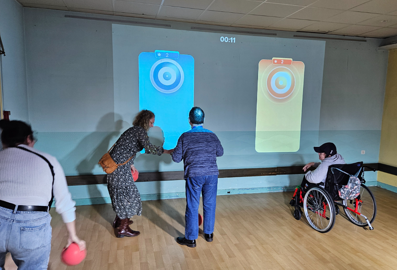 Jeux interactifs Lü : un après-midi inclusive et dynamique entre établissements médico-sociaux