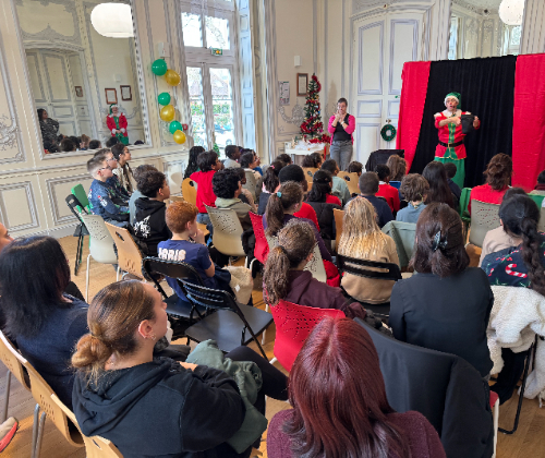 Noël de l'IDA au Pôle surdité de l'Essonne