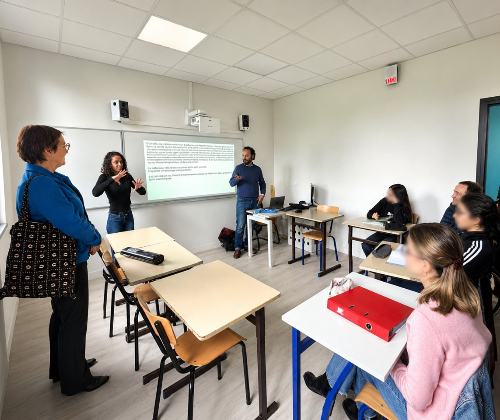 Visite de la Maire du 14e à Morvan