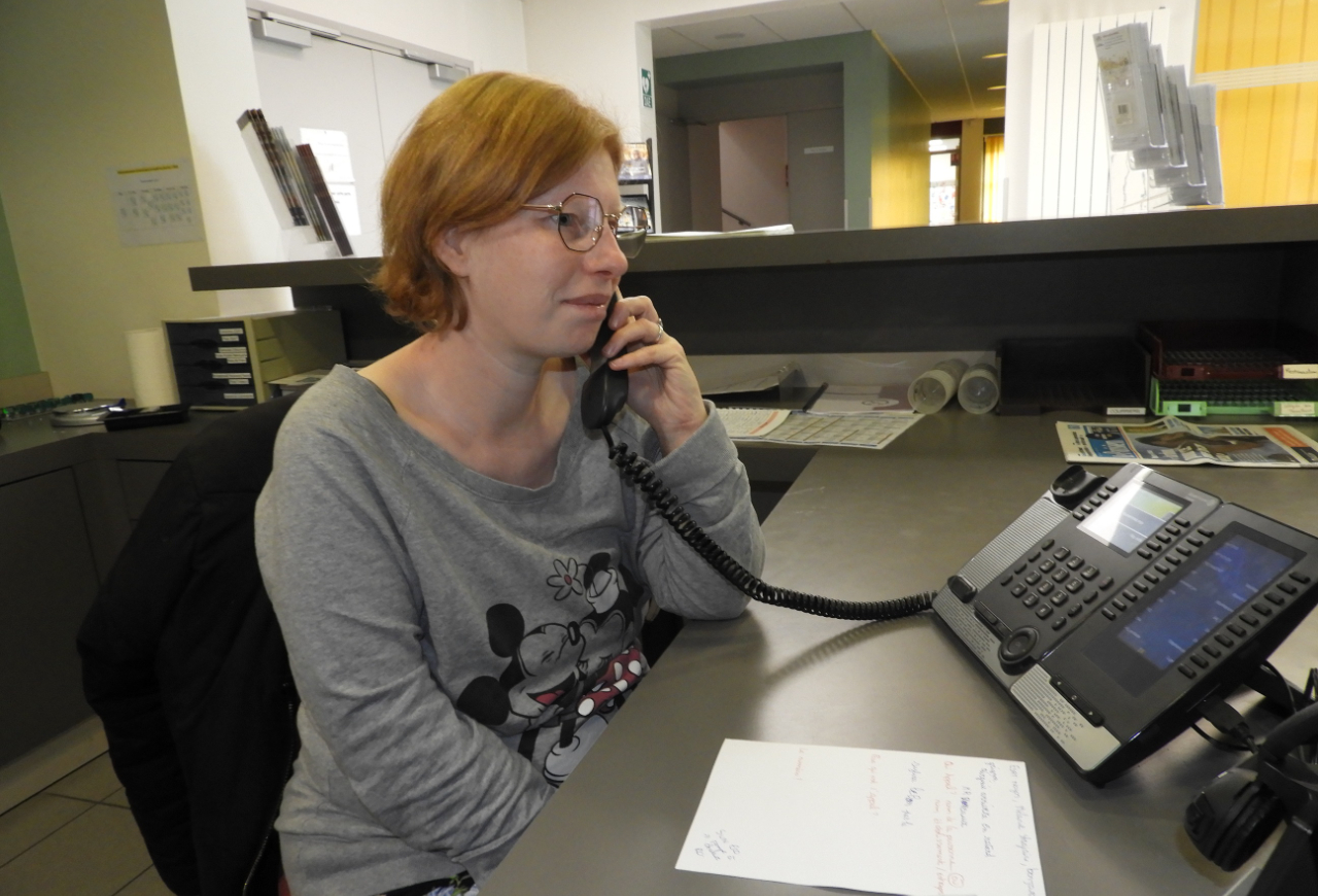 Mélanie met en application ses acquis à l’Esat de Noyon !
