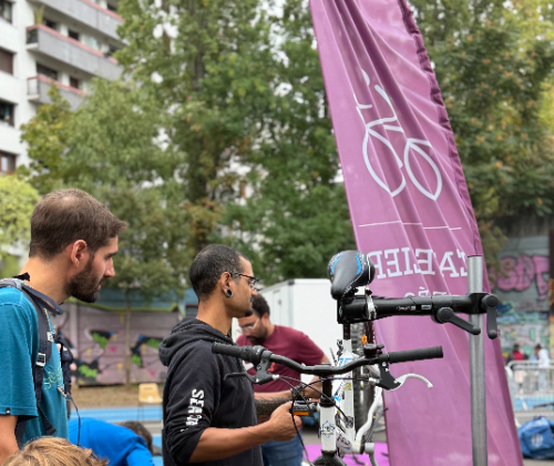 L'Atelier de Léo à la Fête du Vélo du 13e