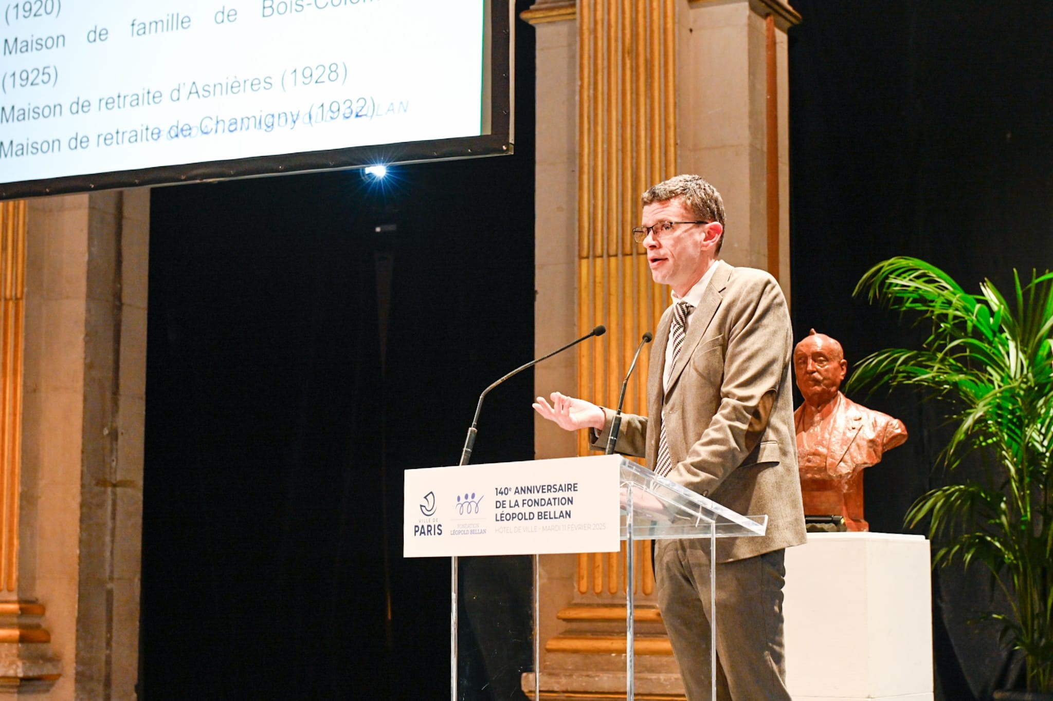 Benoît Charenton, historien et auteur d'une thèse sur Léopold Bellan.